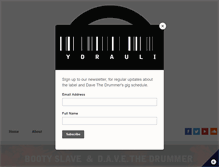 Tablet Screenshot of davethedrummer.co.uk